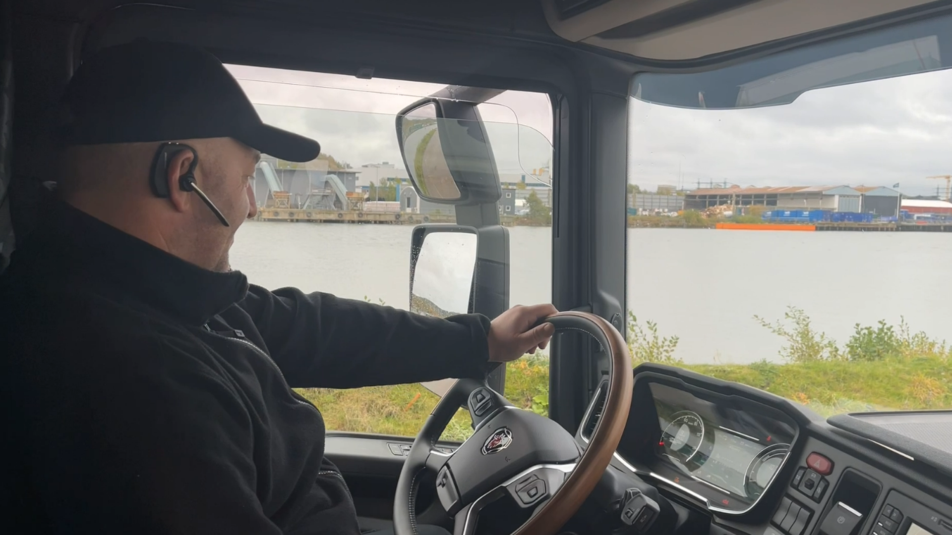 How can truck drivers’ work environment be easily improved?